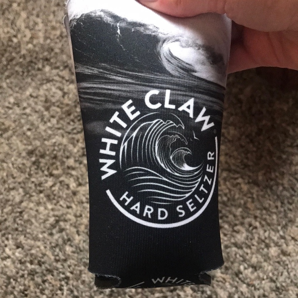 NEW White Claw Set of 2 Ocean Waves Beer Huggie